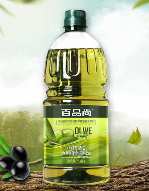 百品尚 橄榄清香食用调和油 1.8L 4L装（仅限积分兑换自提不发货）