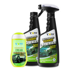 跃能（YUENENG） 汽车泡沫清洁剂多功能真皮座椅清洗液洗车套装内饰清洗剂