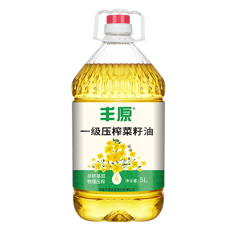 丰原菜籽油一级压榨非转5L/桶