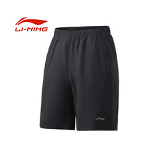 李宁/LI NING 李宁训练系列透气梭织男子运动短裤2021年夏款 AKSR111