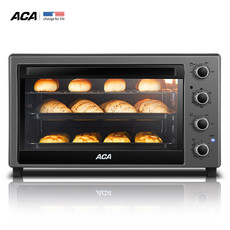 ACA 北美电器 电烤箱 家用商用多功能烘焙60L大容量精准控温烤箱 M60A