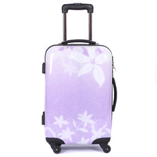 小童马 紫荆花abs拉杆箱韩国女气质24寸旅行箱万向轮行李箱子 Z-01