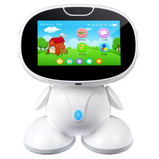 汤河店 新款儿童人工智能早教机器人视频对话课本同步智能触屏跳舞机器人c