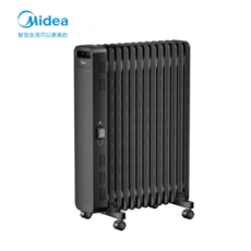 美的/MIDEA 取暖器油汀13片家用2200W恒温电暖器烤火炉办公室干衣 NYX-G1