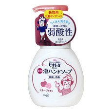 花王/KAO 植物泡沫型洗手液250ml 水果香型 去除污渍去菌日本进口