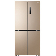 美的 BCD-468WTPM(E)冰箱家用十字对开四门冰箱双开门变频风冷无霜