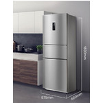 美的 BCD-258WTM(E)冰箱小型风冷无霜冰箱家用三门电冰箱
