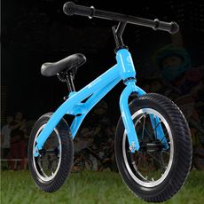新款2-6岁儿童平衡车充气轮滑行车学步车无脚踏童车溜溜车自行车002